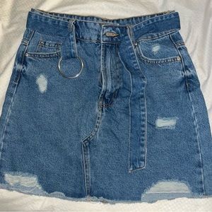 Denim&Co Jeans Skirt